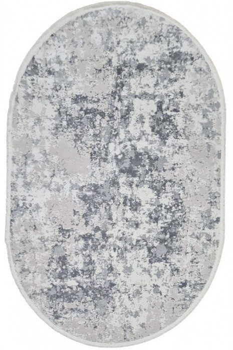 Килим Inovasyon 4328b cream-l.grey овал