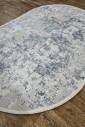 Килим Inovasyon 4328b cream-l.grey овал