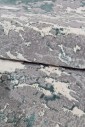 Килим Luxury 05917a turquoise-d.grey овал