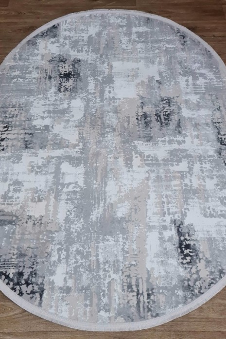 Килим Mahal 04456o cream-grey овал