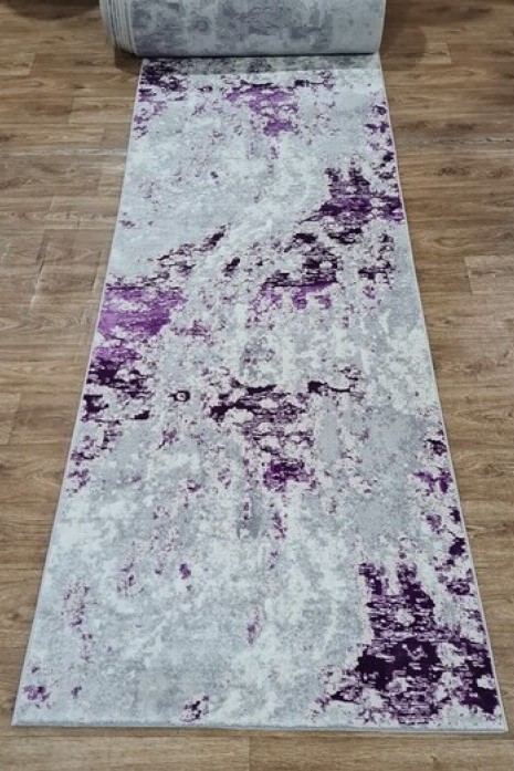 Дорожка Moda Collection 4591 lilac-l.grey