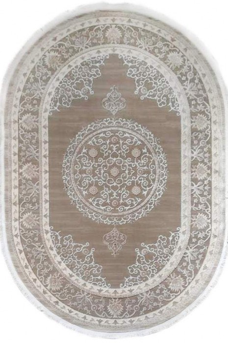 Ковер Odesa 01590d ivory-brown овал