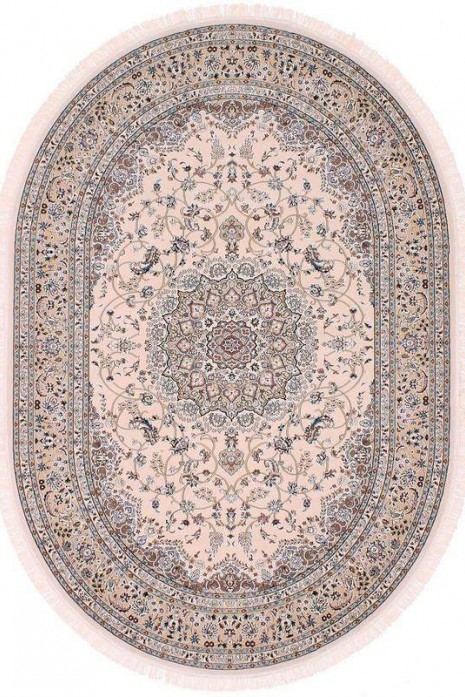 Килим Esfehan 4878a ivory-l.beige овал