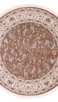 Esfehan 4904a brown-ivory круг