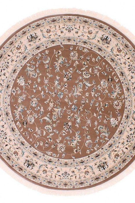 Ковер Esfehan 4904a brown-ivory круг