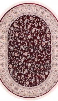 Esfehan 4904a d.red-ivory овал
