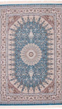 Esfehan 4996a blue-ivory