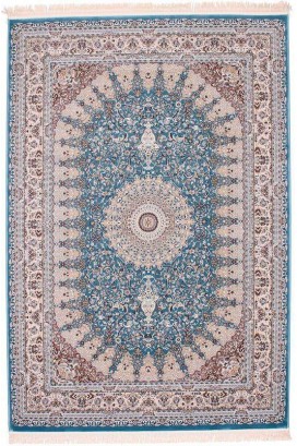 Esfehan 4996a blue-ivory