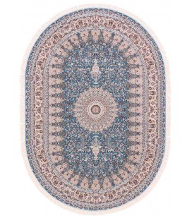 Esfehan 4996a blue-ivory овал