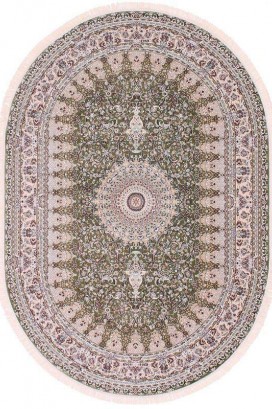 Esfehan 4996a green-ivory овал