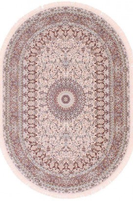 Esfehan 4996a ivory-brown овал