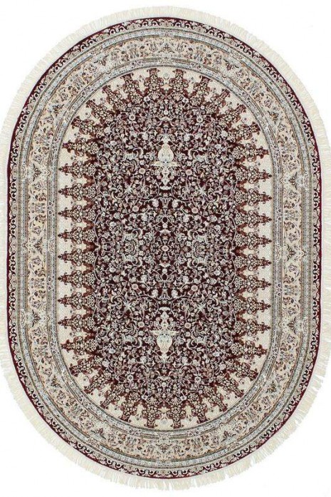 Килим Esfehan 4996f d.red-ivory овал