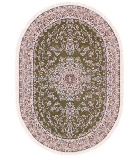 Esfehan 5978a green-ivory овал