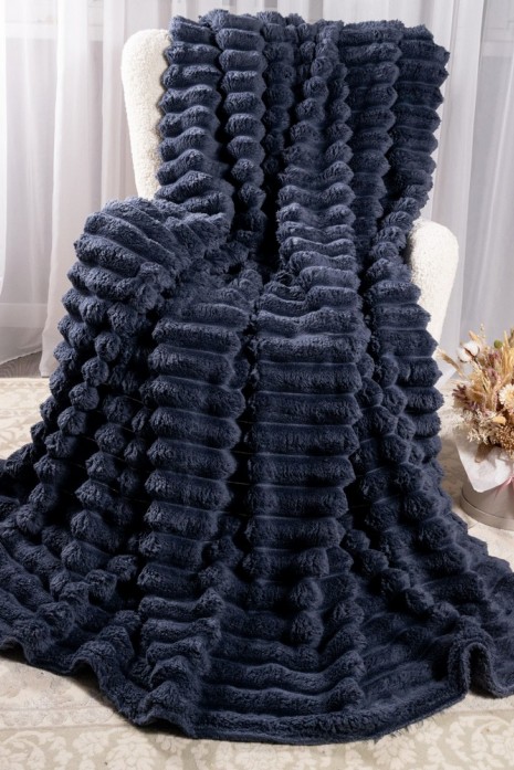 Плед Шарпей Home Textiles Navy Плед Шарпей Home Textiles Navy