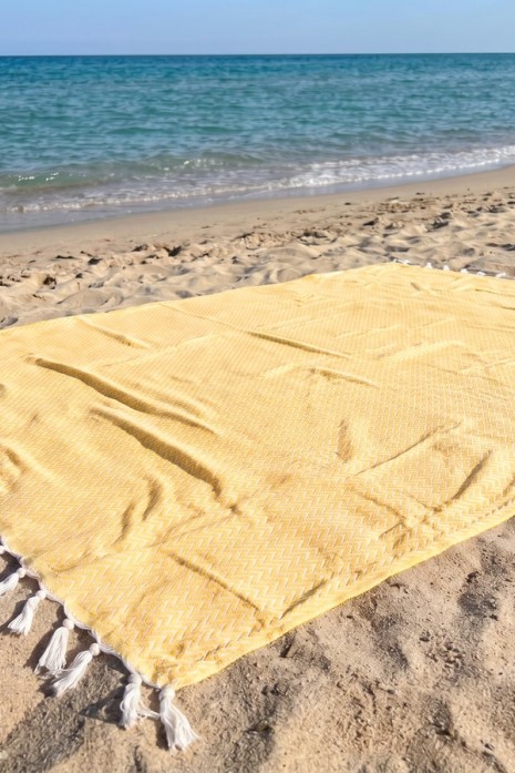Покривало на пляж Laguna Yellow 150х190 Покривало на пляж Laguna Yellow 150х190