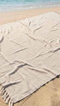 Покрывало пике Nature beige