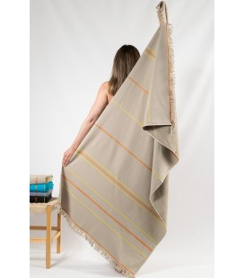 Пляжное полотенце DualFeel Beige
