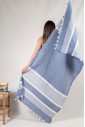 Пляжное полотенце Linen Blue