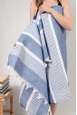 Пляжное полотенце Linen Blue