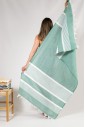 Пляжное полотенце Linen Green