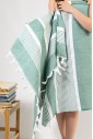 Пляжное полотенце Linen Green