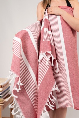 Пляжное полотенце Linen Red Пляжное полотенце Linen Red