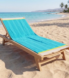 Полотенце пляжное махровое Malibu La plage aqua
