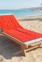 Пляжное махровое полотенце Malibu Palm red Пляжное махровое полотенце Malibu Palm red