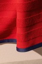 Пляжное махровое полотенце Malibu Sail red