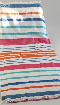 Полотенце пляжное махровое Malibu Summer Stripe
