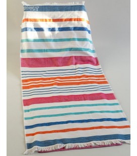 Полотенце пляжное махровое Malibu Summer Stripe