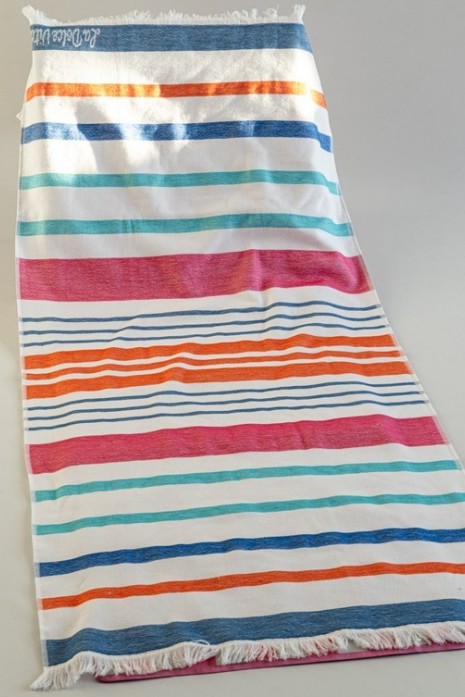 Пляжное махровое полотенце Malibu Summer Stripe