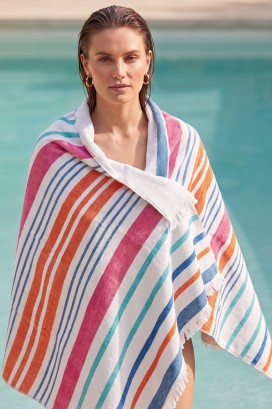 Полотенце пляжное махровое Malibu Summer Stripe