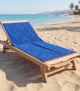 Полотенце пляжное махровое Malibu Yacht blue