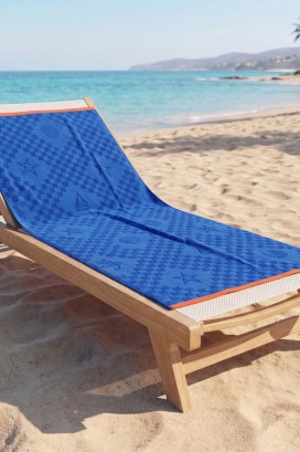 Полотенце пляжное махровое Malibu Yacht blue