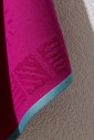 Пляжное махровое полотенце Malibu Dolche Vita fucsia