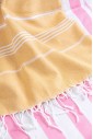 Большое полотенце для пляжа Peshtemal Beach Pool Spa Mustard Yellow Большое полотенце для пляжа Peshtemal Beach Pool Spa Mustard Yellow