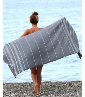 Пляжное полотенце Peshtemal Beach Pool Spa Anthracite Пляжное полотенце Peshtemal Beach Pool Spa Anthracite