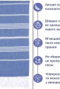 Пляжное полотенце Peshtemal Beach Pool Spa Blue Пляжное полотенце Peshtemal Beach Pool Spa Blue