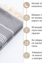 Полотенце для пляжа Peshtemal Beach Pool Spa Grey Полотенце для пляжа Peshtemal Beach Pool Spa Grey