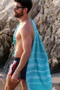 Полотенце для пляжа Peshtemal Beach Pool Spa Turquoise Полотенце для пляжа Peshtemal Beach Pool Spa Turquoise