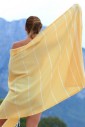 Большое полотенце для пляжа Peshtemal Beach Pool Spa Yellow