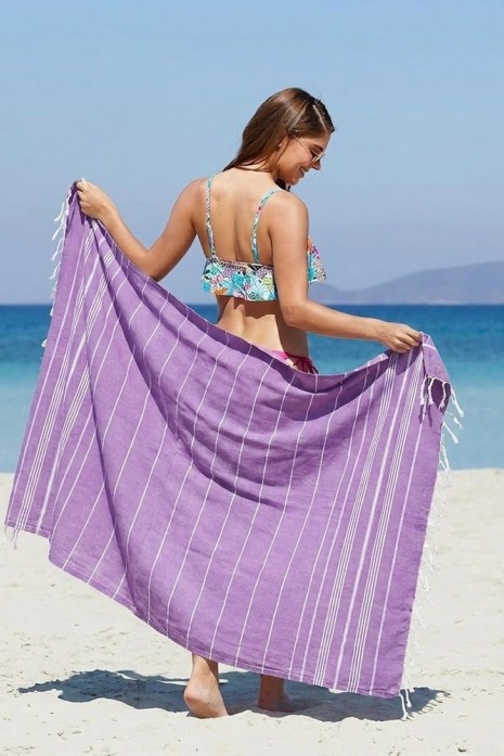 Пляжное полотенце Peshtemal Beach Pool Spa Purple