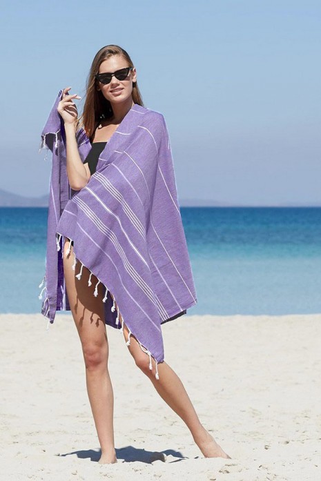 Пляжное полотенце Peshtemal Beach Pool Spa Purple