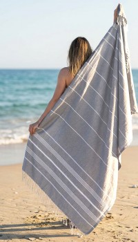 Пляжное полотенце Peshtemal Beach Pool Spa Grey Пляжное полотенце Peshtemal Beach Pool Spa Grey