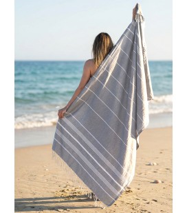 Пляжное полотенце Peshtemal Beach Pool Spa Grey Пляжное полотенце Peshtemal Beach Pool Spa Grey