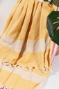 Турецкое пляжное полотенце Peshtemal Elmas Yellow
