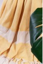Турецкое пляжное полотенце Peshtemal Elmas Yellow