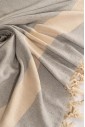 Полотенце подстилка для пляжа Peshtemal Elmas L.Grey-Cream