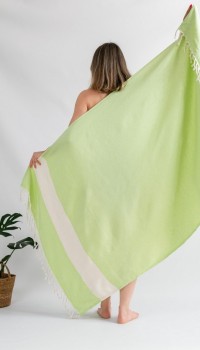 Пляжное полотенце Peshtemal Elmas Lime